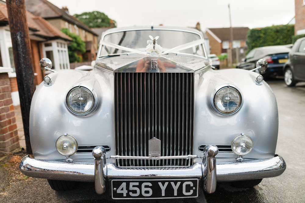 Vintage Car Transport Bridal Classic Stoke Place Wedding Hannah McClune Photography