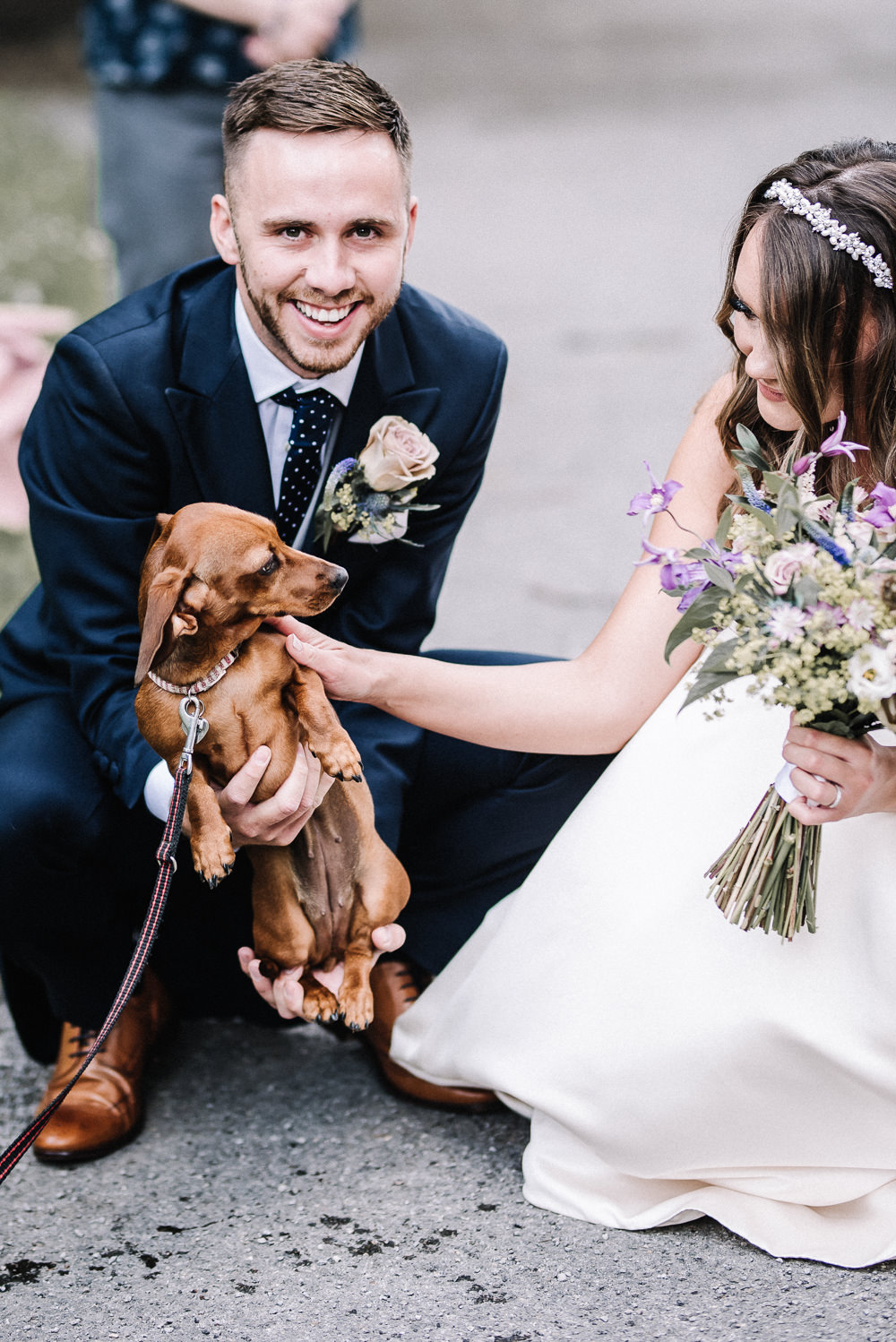 Pet Dog Stone Barn Wedding Oobaloos Photography