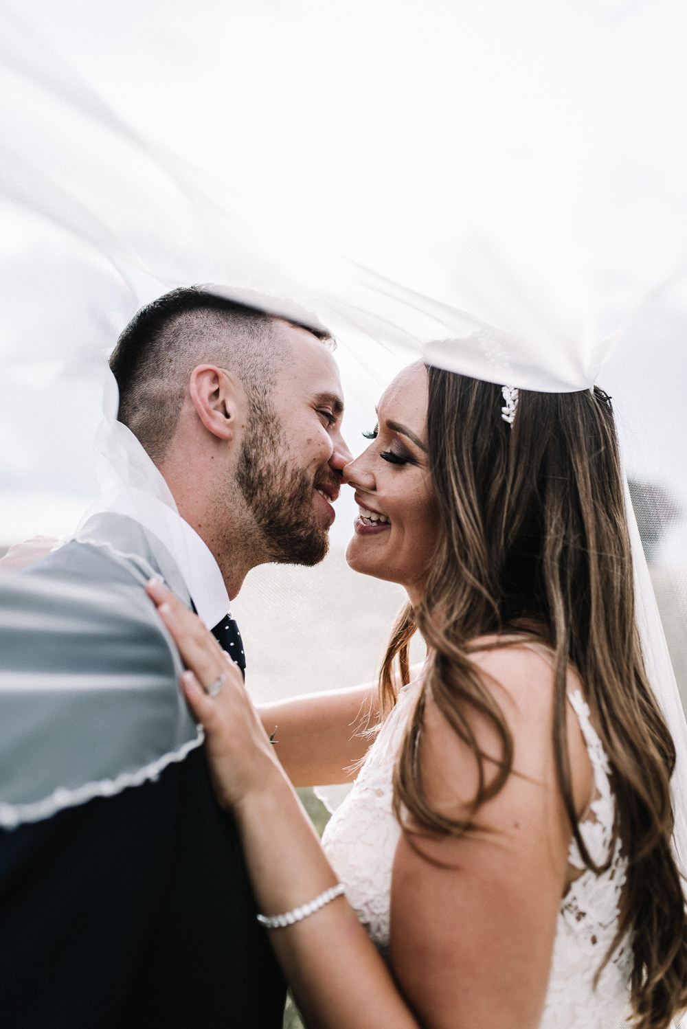 Veil Bride Bridal Stone Barn Wedding Oobaloos Photography