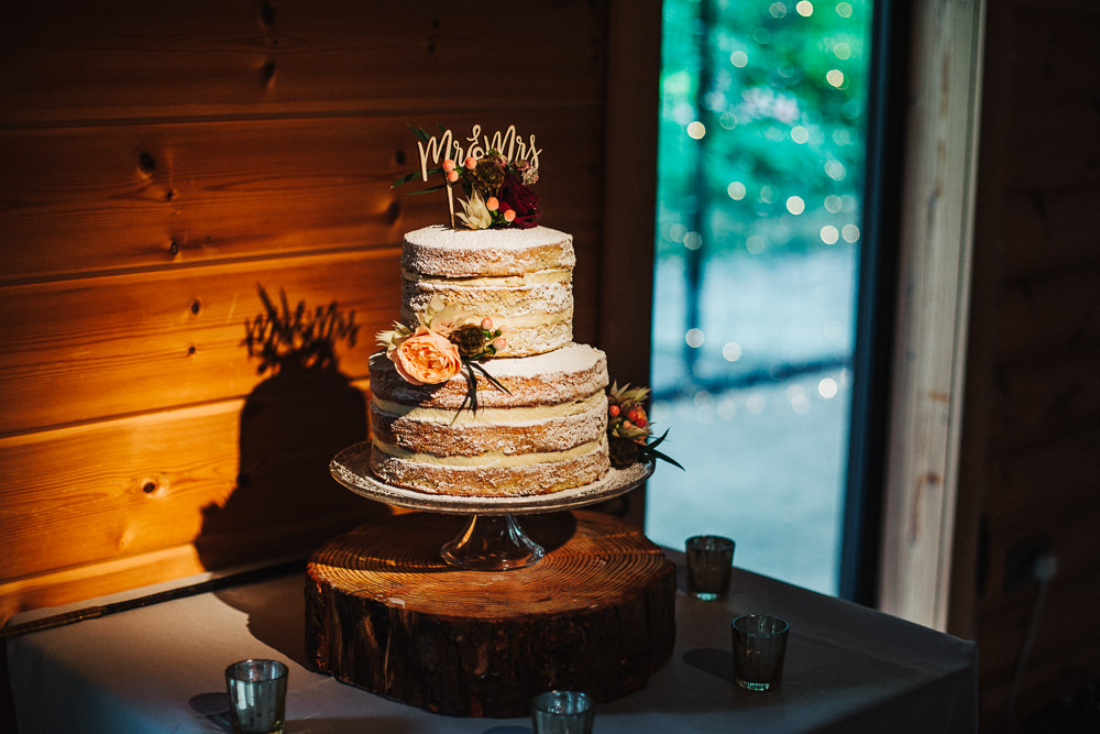 Styal Lodge Multicultural English Orange Pink Pepper Poppy Seed Naked Cake Mr and Mrs Topper | Modern and Colorful Indian Wedding Emilie May Photography