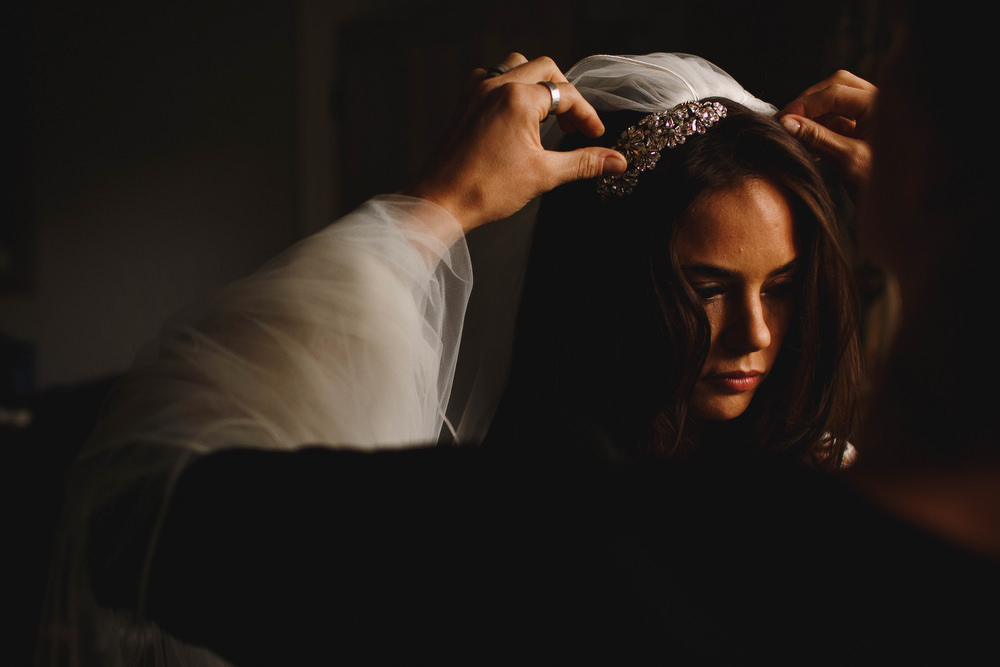 Cotswolds Royal Castle Summer Autumn Traditional Classic Elegant Bride Veil Headpiece | Sudeley Castle Wedding ARJ Photography