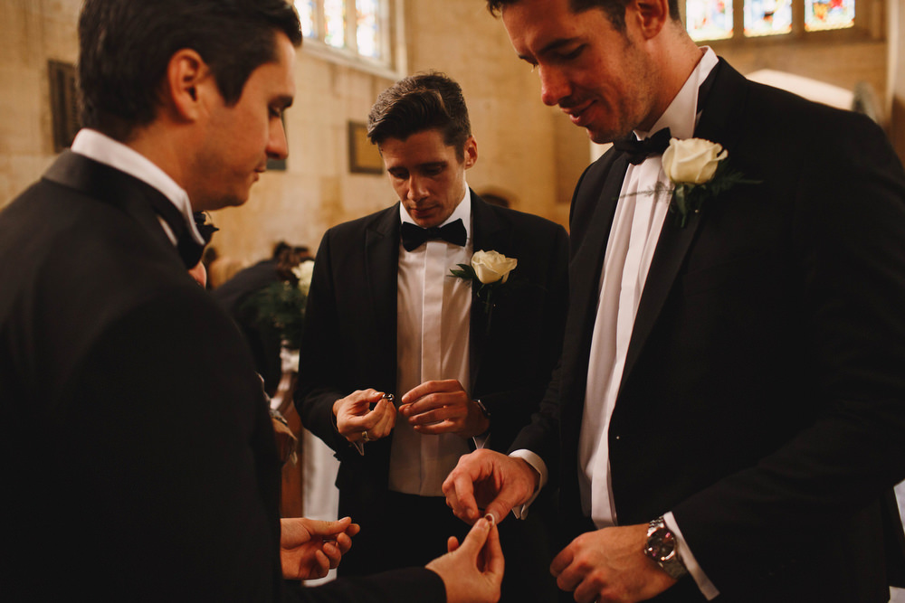 Cotswolds Royal Castle Summer Autumn Traditional Classic Elegant Black Tie White Rose Groom Groomsmen | Sudeley Castle Wedding ARJ Photography