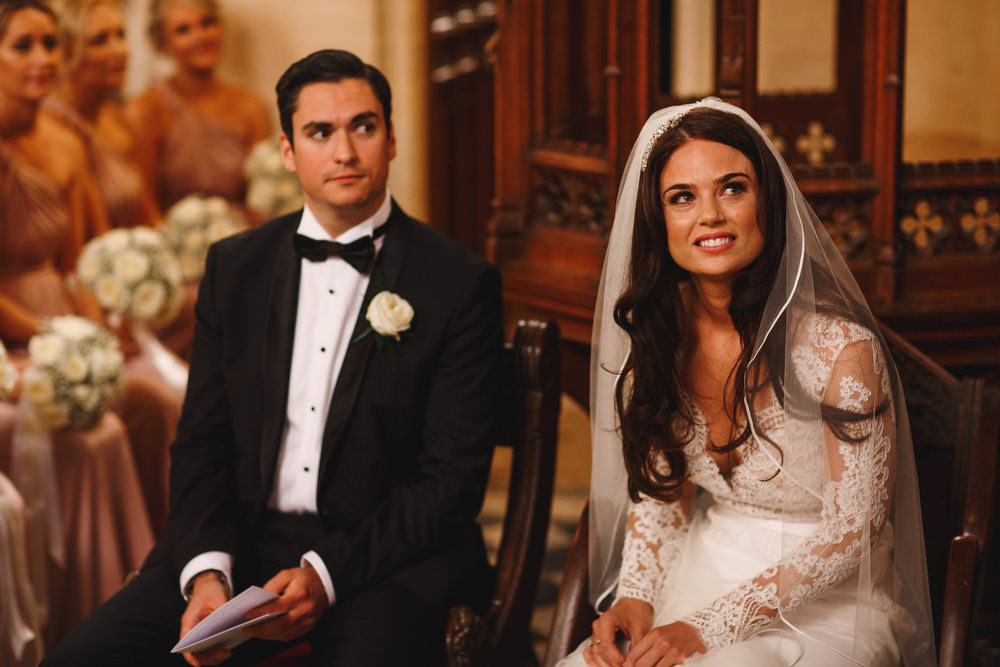 Cotswolds Royal Castle Summer Autumn Traditional Classic Elegant Groom Bride Ceremony Church Vows | Sudeley Castle Wedding ARJ Photography