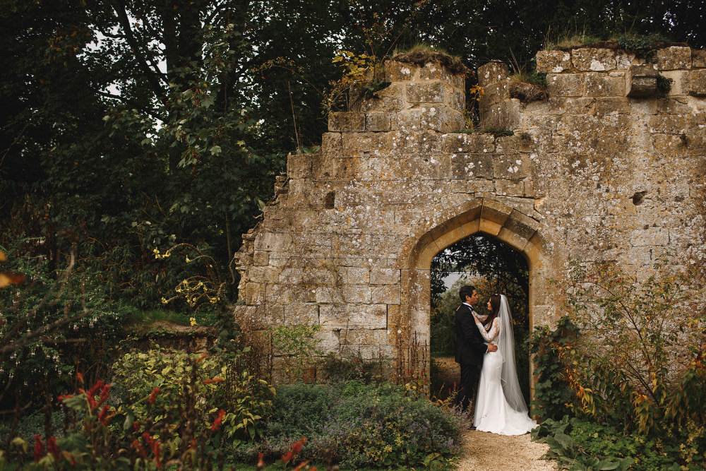 Cotswolds Royal Castle Summer Autumn Traditional Classic Elegant Ivy Bride Groom Portraits | Sudeley Castle Wedding ARJ Photography
