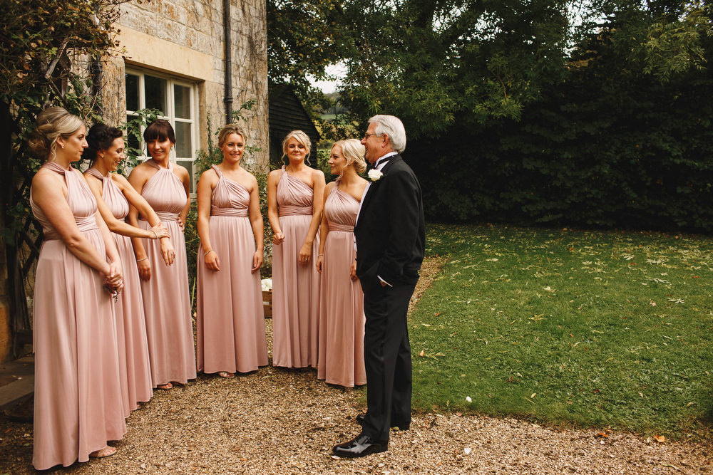 Cotswolds Royal Castle Summer Autumn Traditional Classic Elegant Bridesmaids Blush Pink Dresses | Sudeley Castle Wedding ARJ Photography