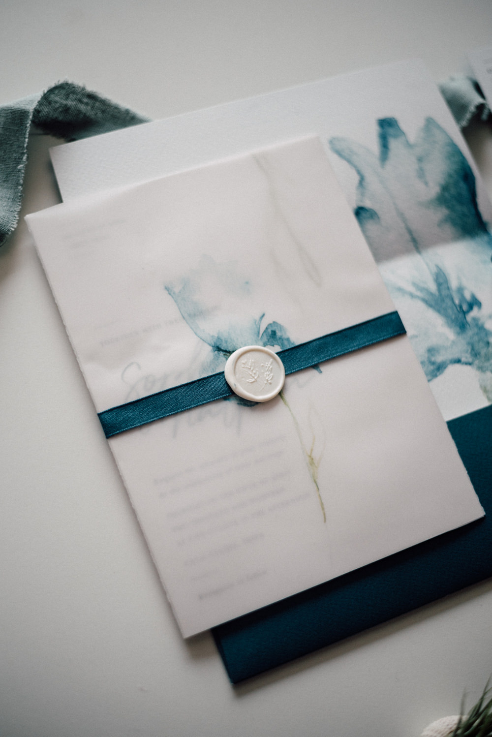Outdoor Wild Nature Destination Spain Europe Coastal Styled Shoot Beach Stationery Watercolor Styling White Wax Seal | Blue Ibiza Elopement Ideas and Surprise Proposal Serena Genovese Photography