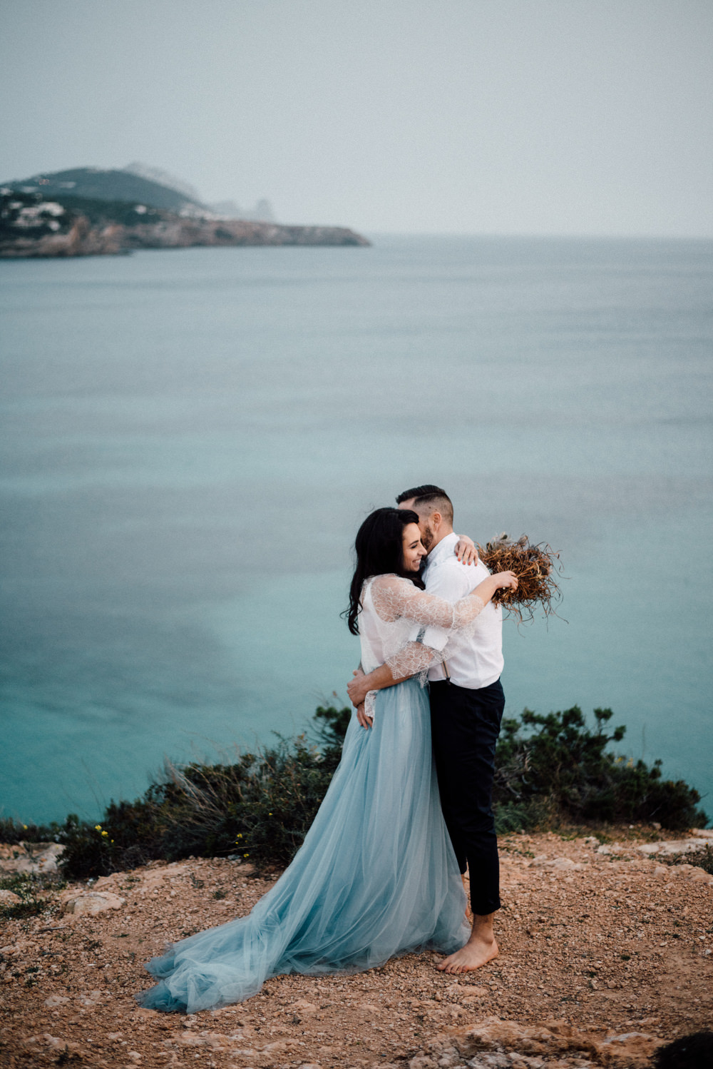 Blue Ibiza Wedding Ideas Proposal Serena Genovese Photography