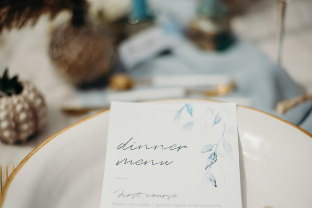 Outdoor Wild Nature Destination Spain Europe Coastal Styled Shoot Beach Table Elegant Styling Menu Stationery | Blue Ibiza Elopement Ideas and Surprise Proposal Serena Genovese Photography