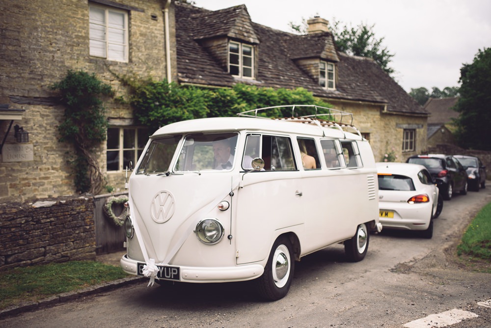 VW Campervan Transport Botanical Country Wedding Jenna Woodward Photography
