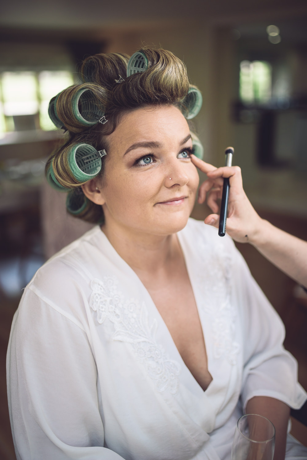 Bride Bridal Make Up Beauty Botanical Country Wedding Jenna Woodward Photography
