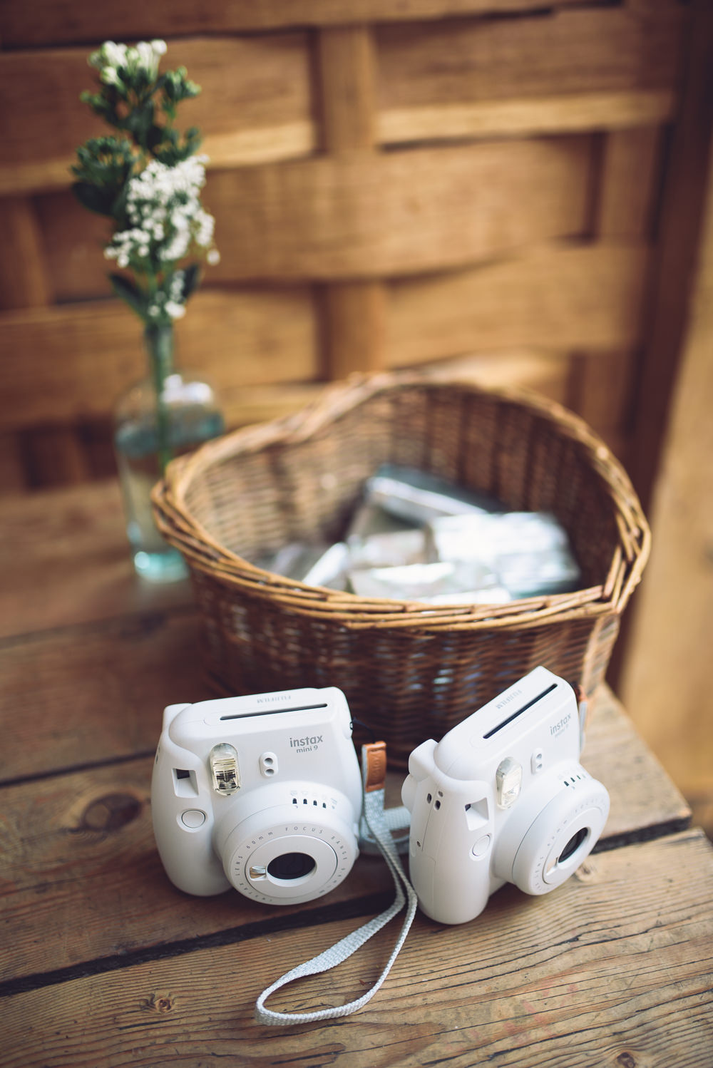 Polariod Camera Instax Botanical Country Wedding Jenna Woodward Photography