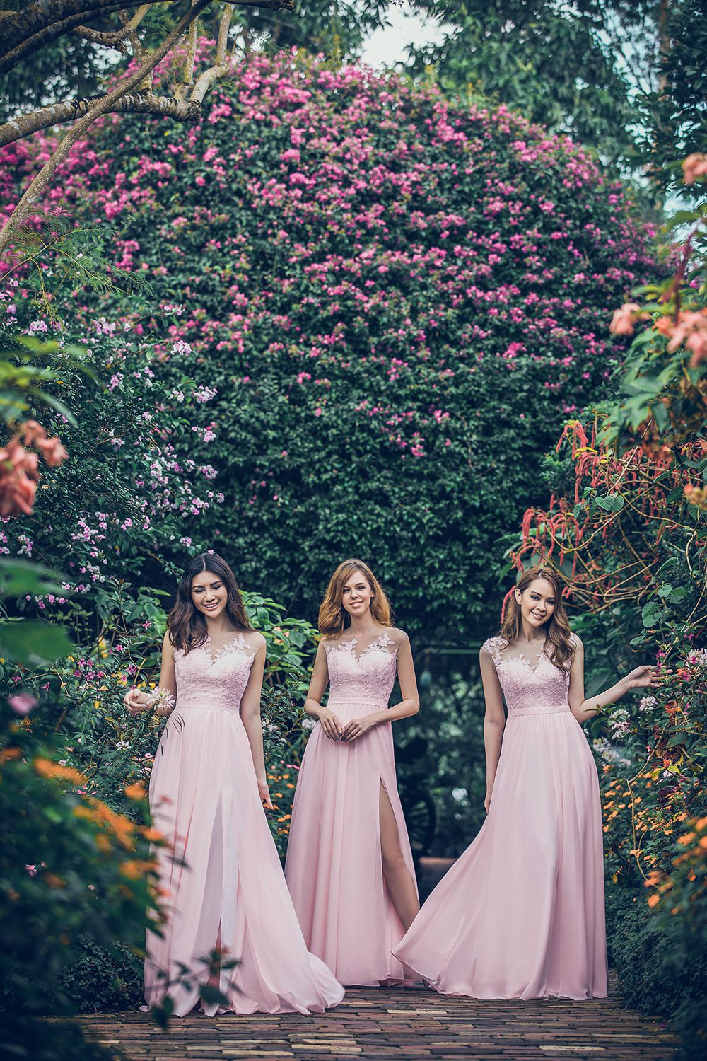 CocoMelody Wedding Bridesmaid Dresses Gowns Bridal