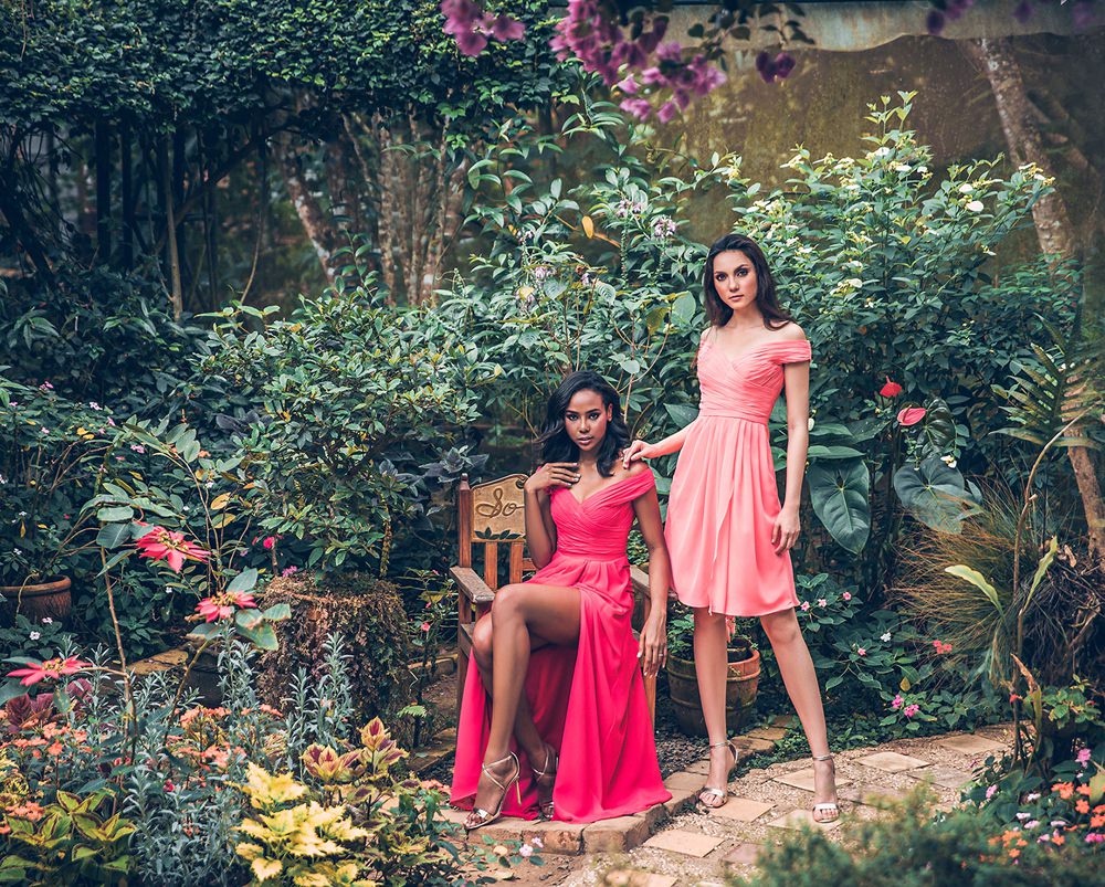 CocoMelody Wedding Bridesmaid Dresses Gowns Bridal