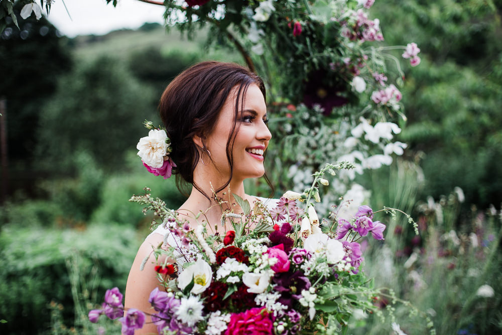 Colourful Bohemian Floral Wedding Ideas Anna Beth Photography