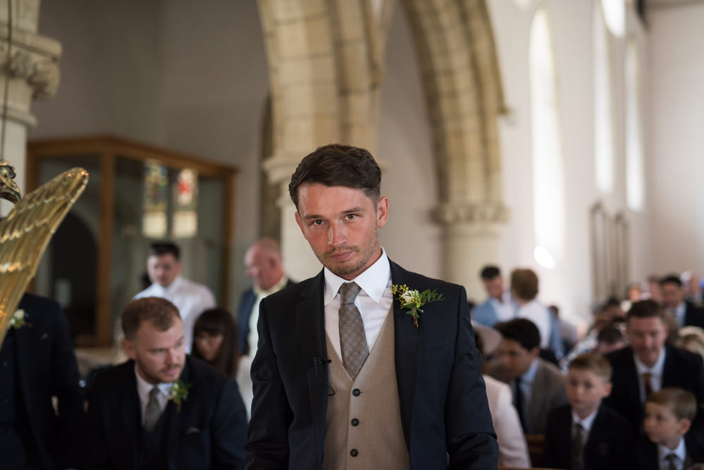 Reiss Groom Waistcoat Camel Navy Elegant Chic Modern Wedding Kayleigh Pope Photography