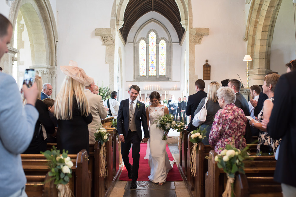 Bride Bridal Embellished Sequin Boat Neck Sleeveless Veil Bouquet Greenery White Reiss Waistcoat Groom Navy Elegant Chic Modern Wedding Kayleigh Pope Photography