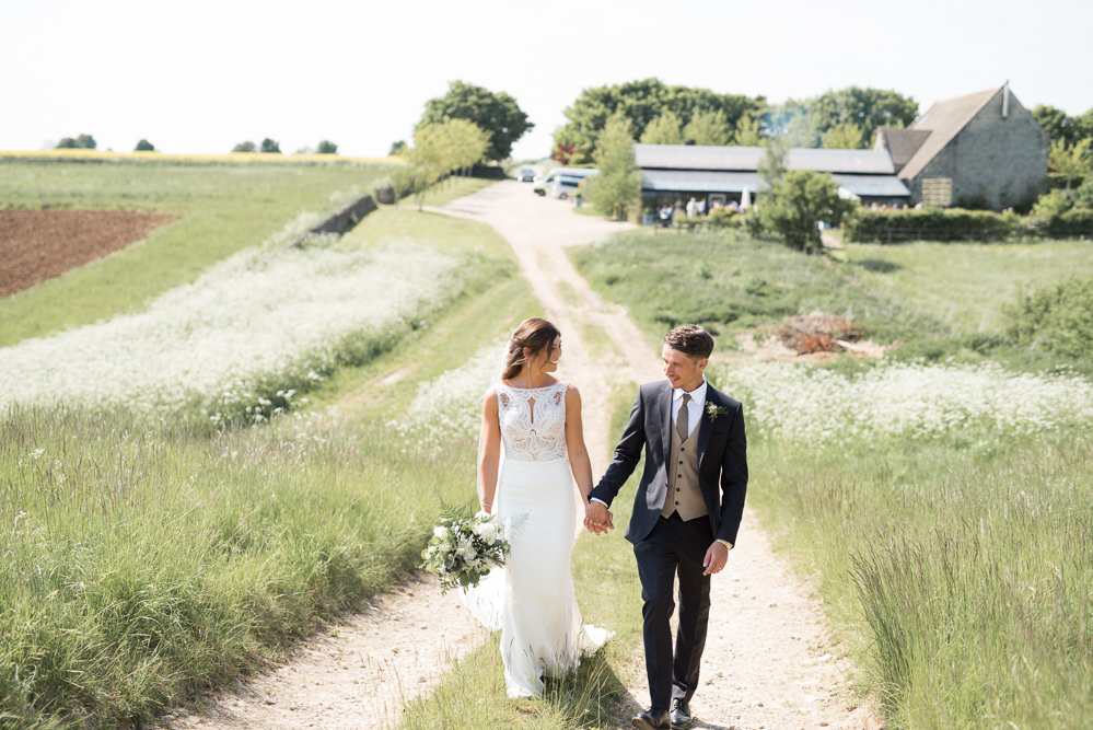 Bride Bridal Embellished Sequin Boat Neck Sleeveless Veil Bouquet Greenery White Reiss Waistcoat Groom Navy Elegant Chic Modern Wedding Kayleigh Pope Photography