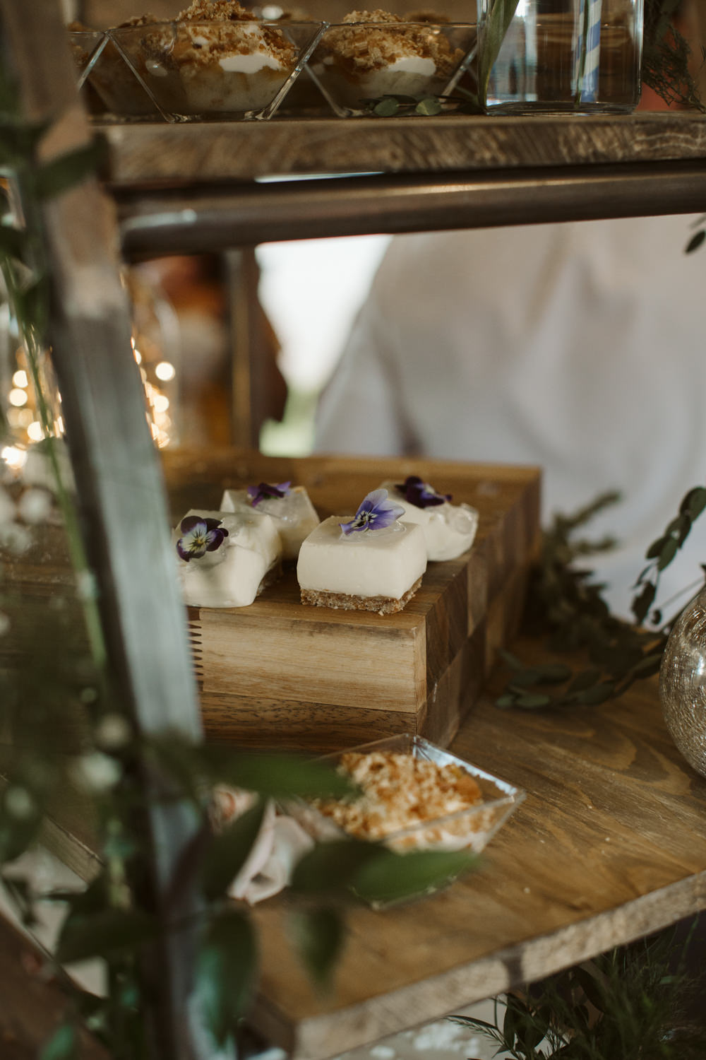 Travel Wine Inspired Rustic Outdoor Natural Farm Field Countryside Desserts Table | Farbridge Barn Wedding Jamie Dunn Photography