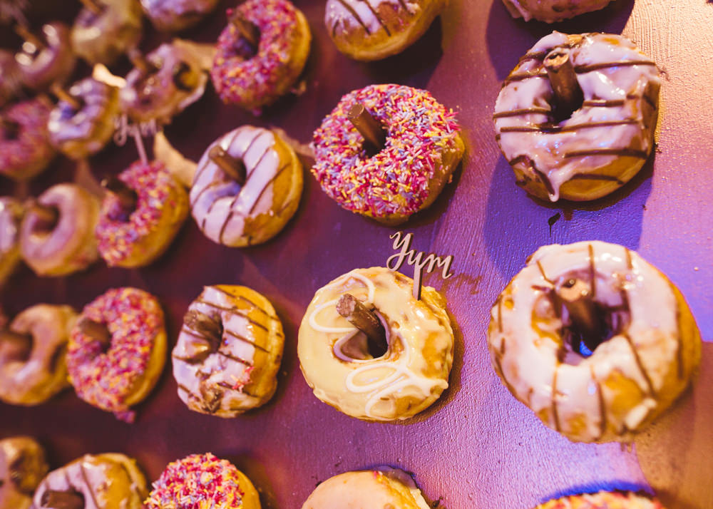 Donut Wall George Rye Wedding Hollie Carlin Photography