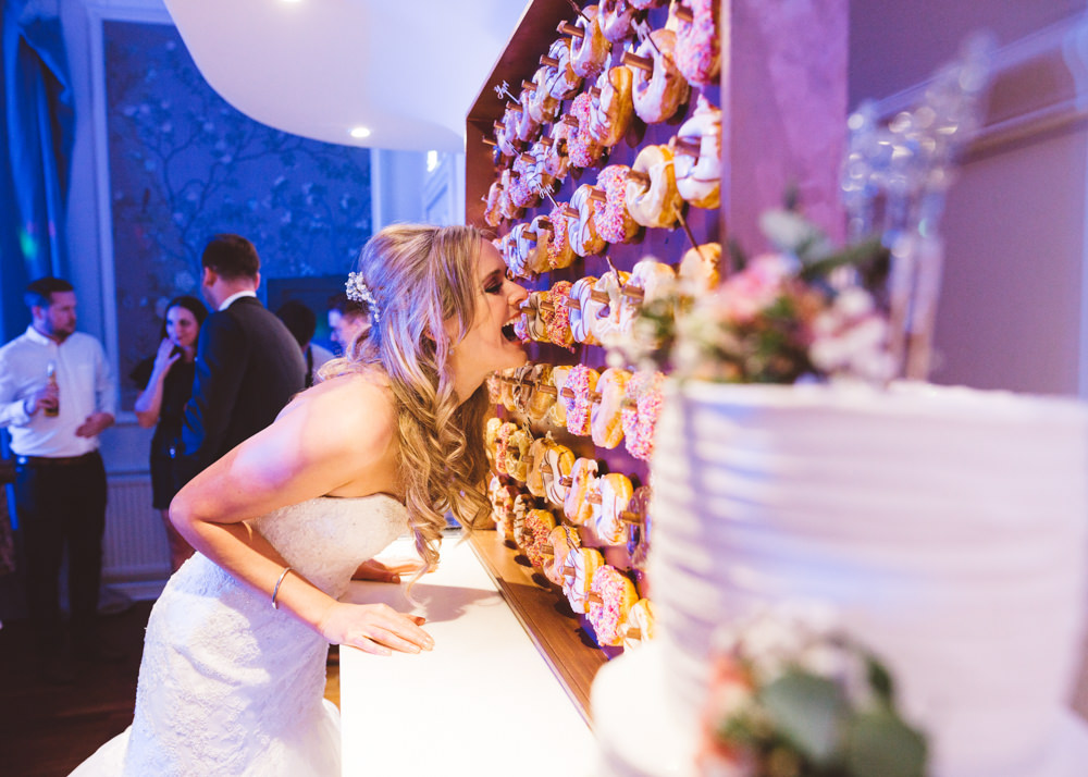 Donut Wall George Rye Wedding Hollie Carlin Photography
