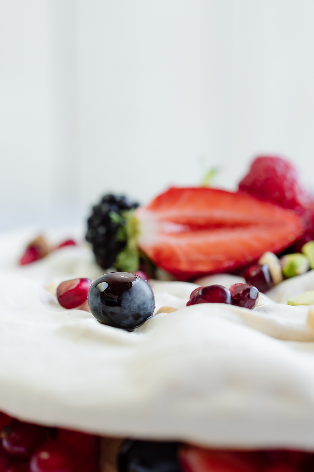 Pudding Dessert Fruit Berries Grey Violet Wedding Ideas Chloe Ely Photography