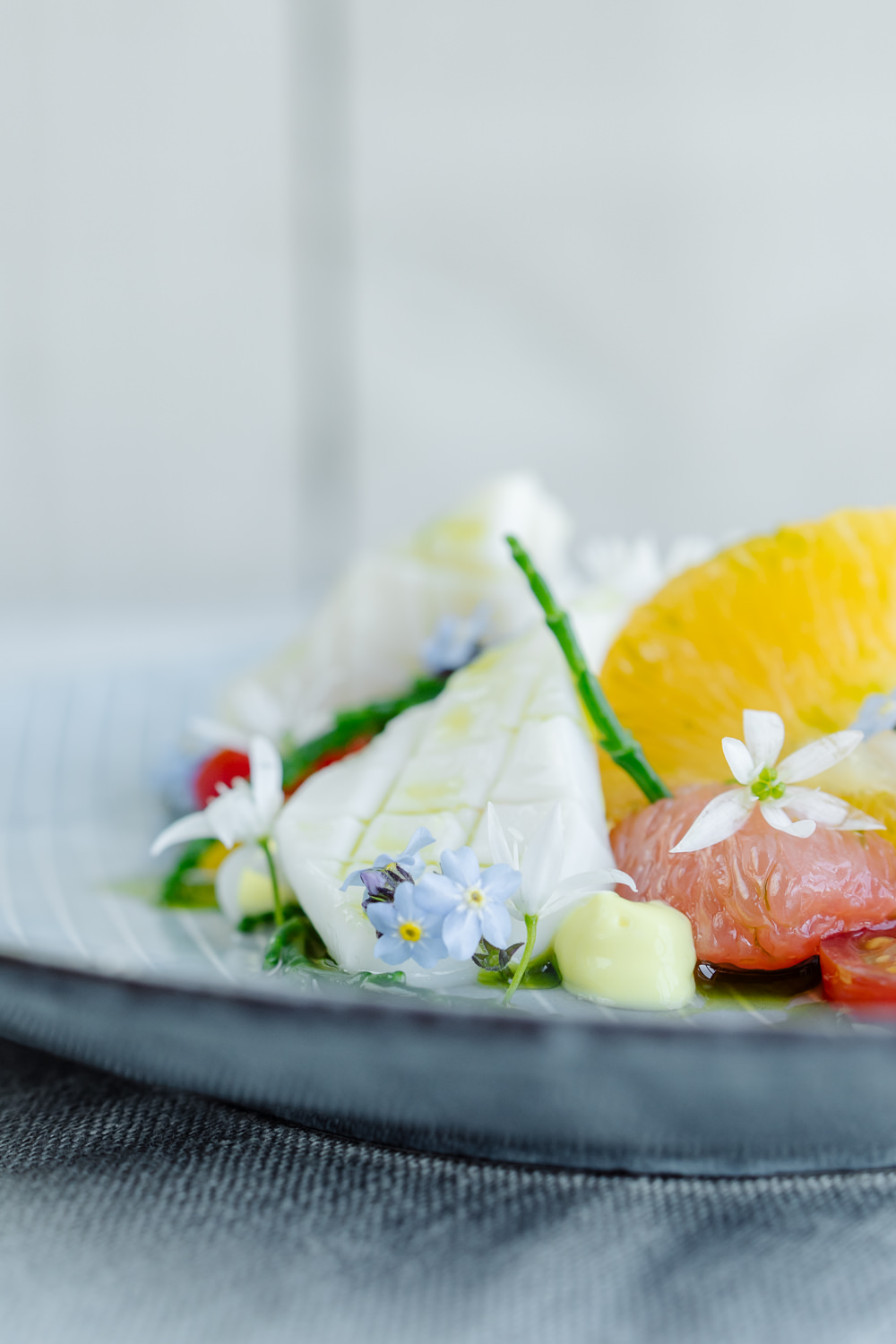 Food Meal Grey Violet Wedding Ideas Chloe Ely Photography