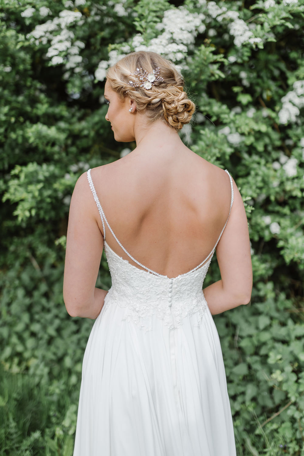 Hair Bride Bridal Up Do Style Plaits Braids Hairpiece Grey Violet Wedding Ideas Chloe Ely Photography