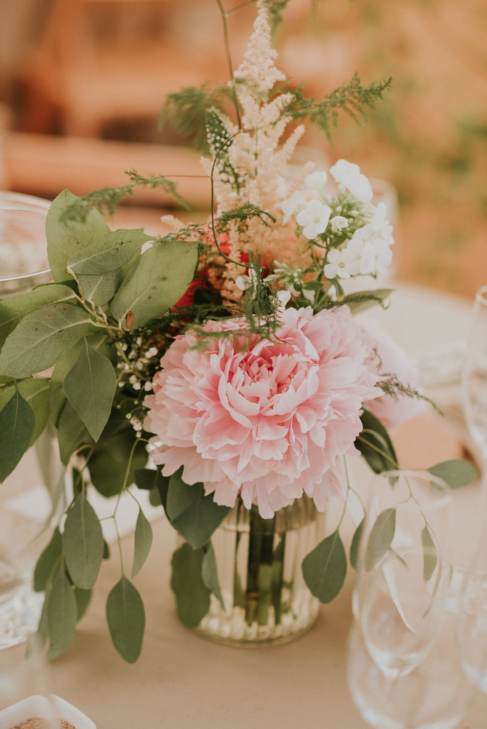 Pink Peony Peonies Table Flowers Centrepiece Decor Astilbe Harry Warren House Wedding Big Bouquet Photography