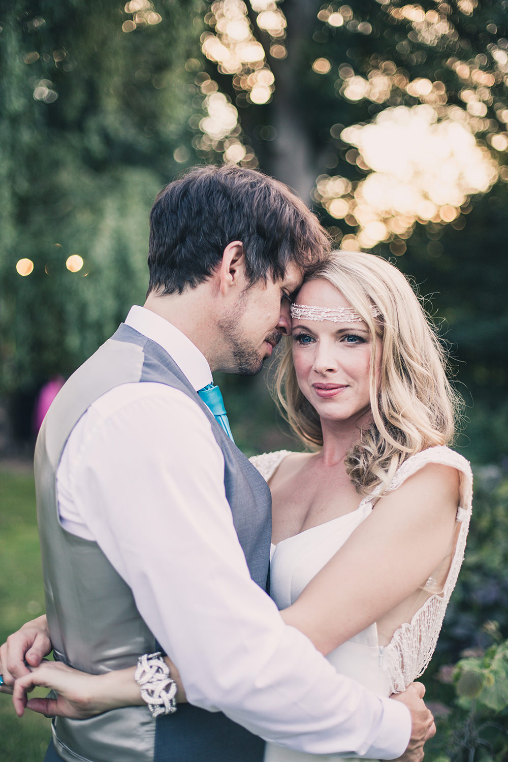 Bride Bridal Make Up Headdress Accessory Hothorpe Hall Woodlands Wedding Lucy Long Photography