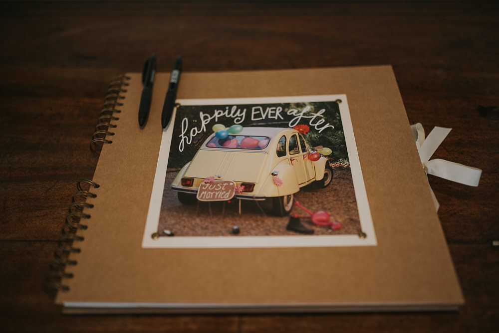 Guest Book Happily After Ever Macdonald Houston Hotel Wedding Martin Venherm Photography