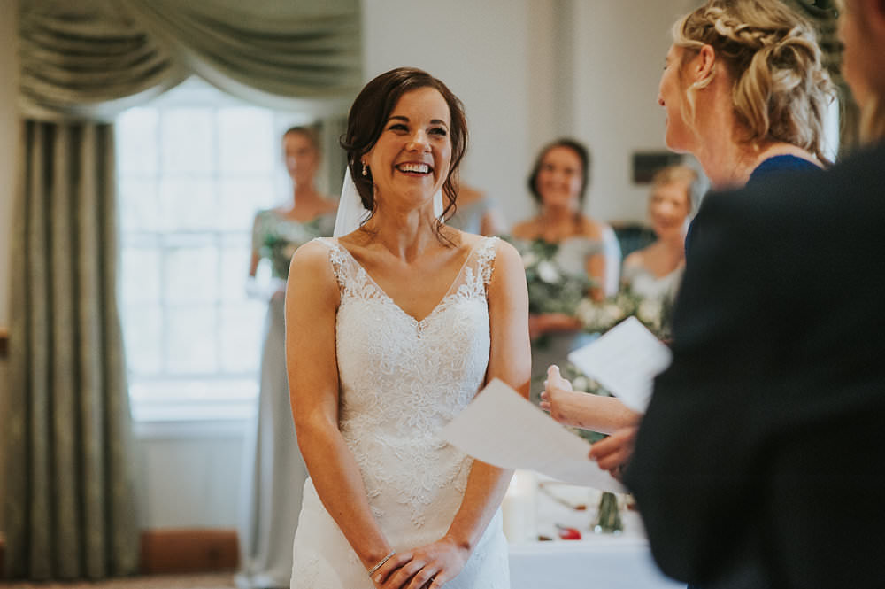 Bride Bridal Lace Sweetheart Neckline Straps Sleeveless Cathedral Veil Macdonald Houston Hotel Wedding Martin Venherm Photography