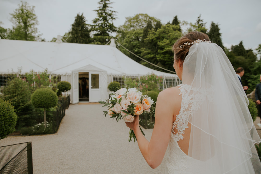 Bride Veil Hair Style Up Do Bridal Middleton Lodge Wedding Jamie Sia Photography