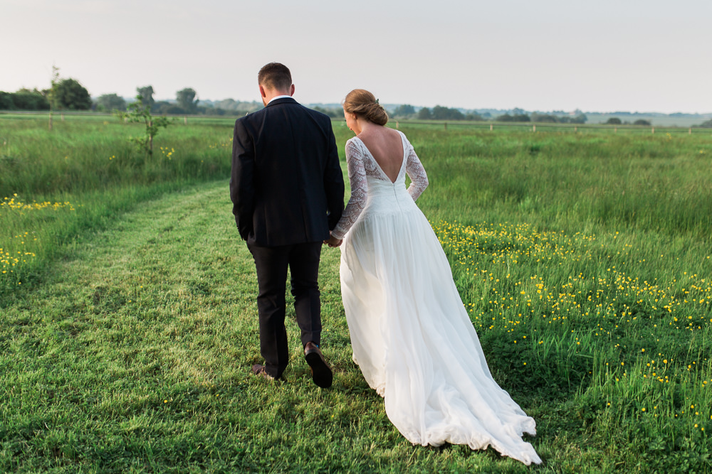 Bride Bridal Maggie Sottero Lace Long Sleeves A Line Navy Groom Suit Moreves Barn Wedding Gemma Giorgio Photography