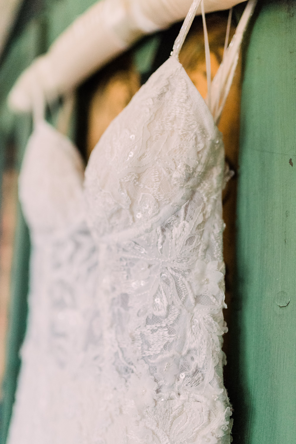Limor Rosen Lace Dress Gown Bride Bridal Straps Lace Sequin Pheasant Harome Wedding Yorkshire Arabella Smith Photography