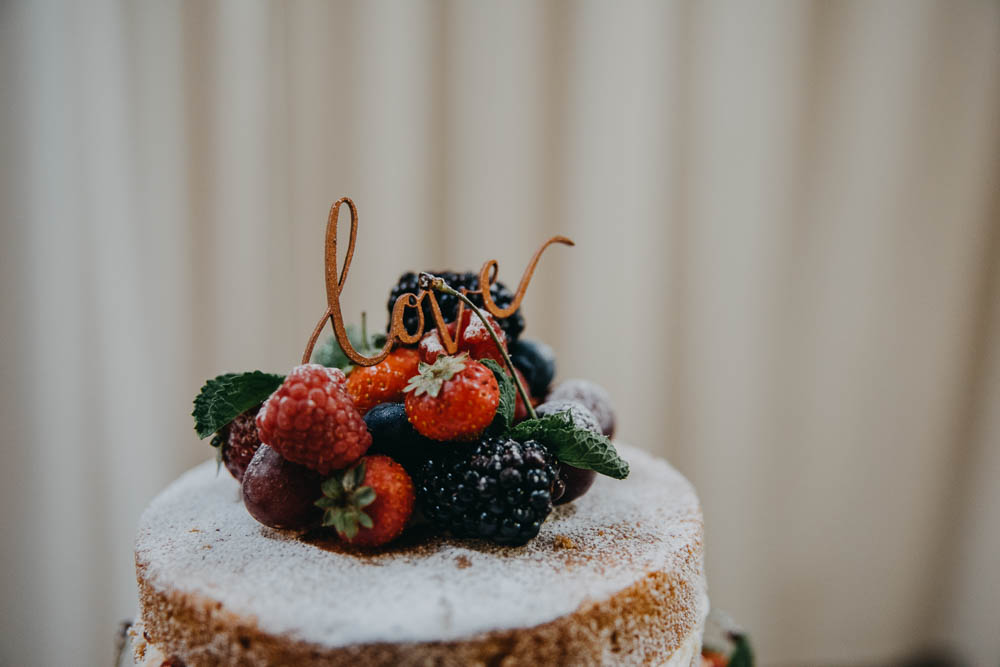 Laser Cut Cake Topper Love Fruit Railway Barn Wedding Lottie Photography