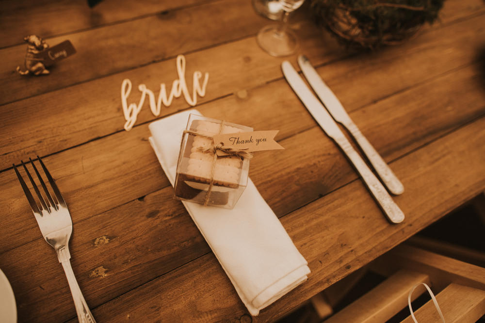 Outdoor Farm Field Wheat Rustic Garden Marquee Foliage Wooden Trestle Smores Favours | Fun and Relaxed Scrivelsby Walled Garden Wedding Brook Rose Photography