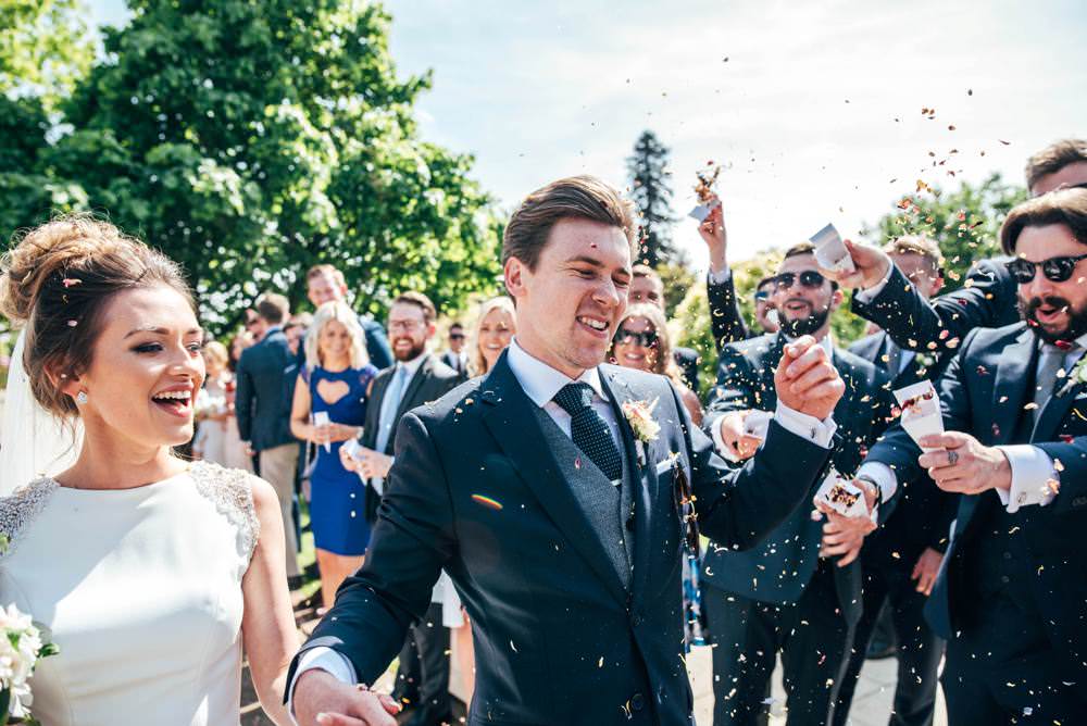 Confetti Warm Welcoming Wedding Three Flowers Photography