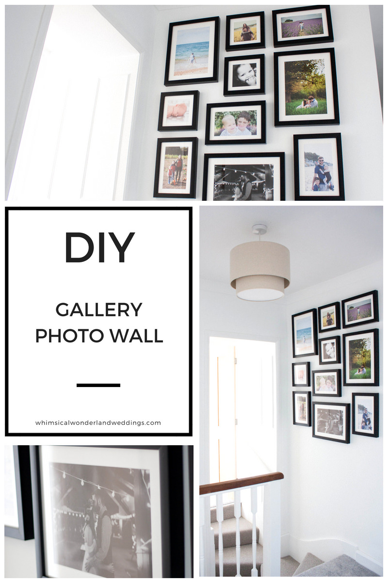 Wedding Photos Print Gallery Wall How To DIY Guide Advice Family Photographs