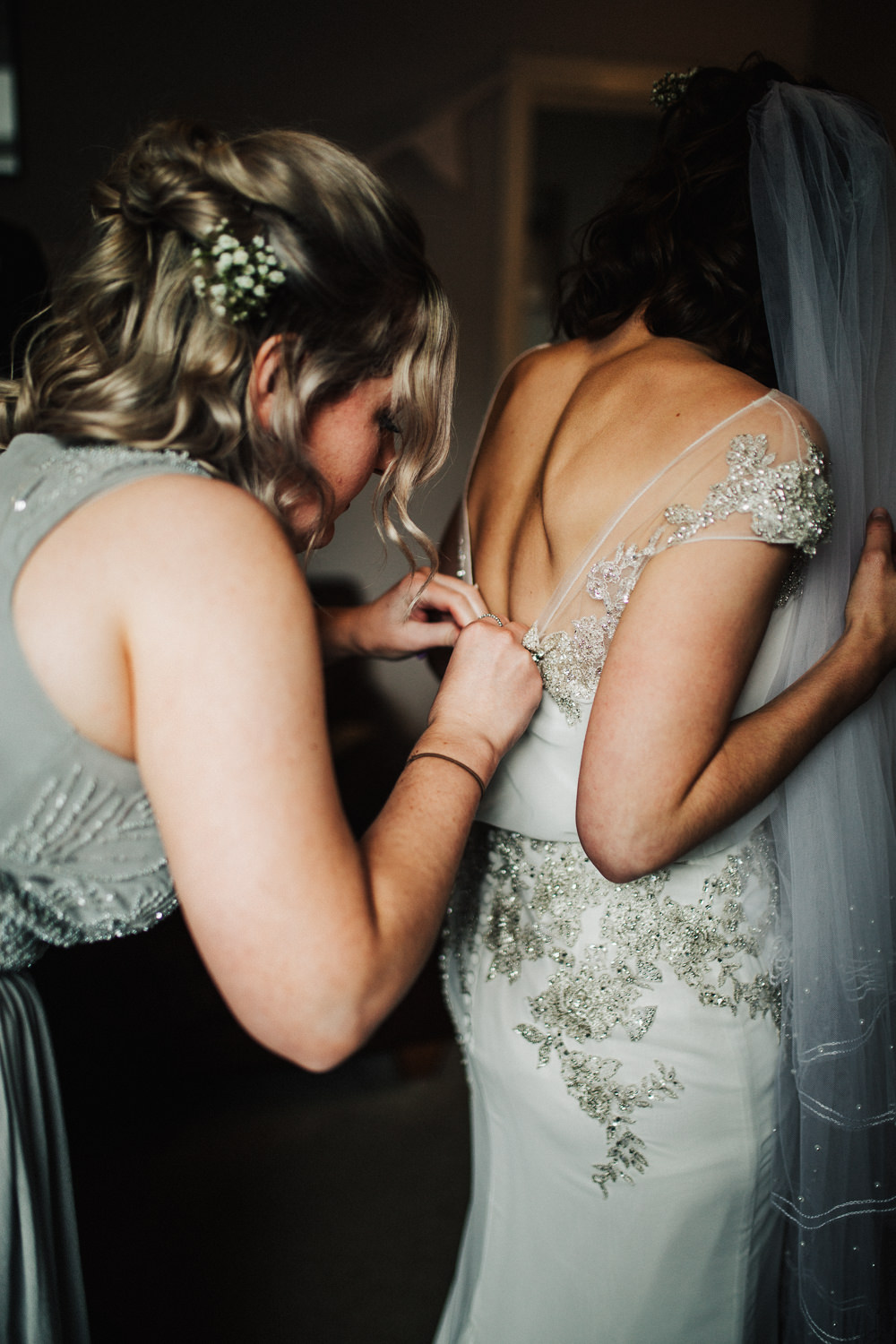 Bride Bridal Enzoani Fitted Wedding Dress Embellished Cap Sleeve Whimsical Countryside Sperry Tent Wedding Emilie May Photography