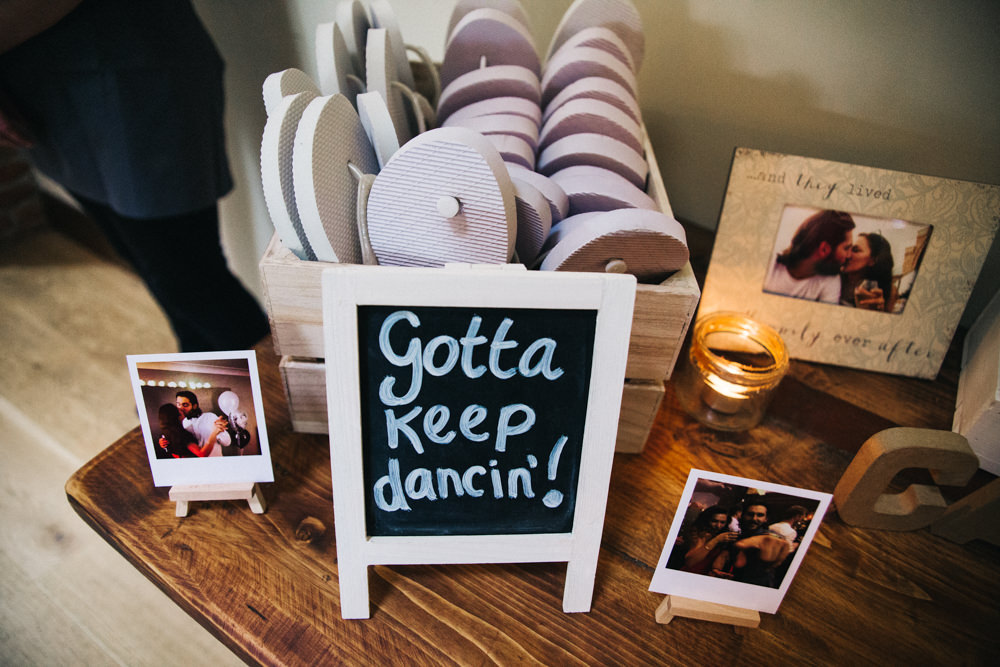Flip Flops Dancing Wray's Barn Whinstone View Wedding Sally T Photography