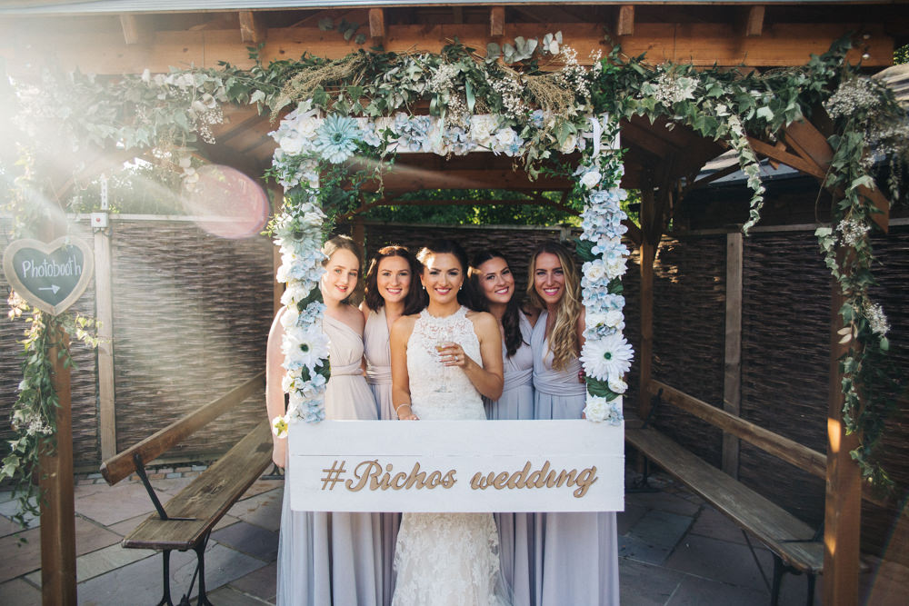 Cut Out Polariod Photo Booth Wray's Barn Whinstone View Wedding Sally T Photography