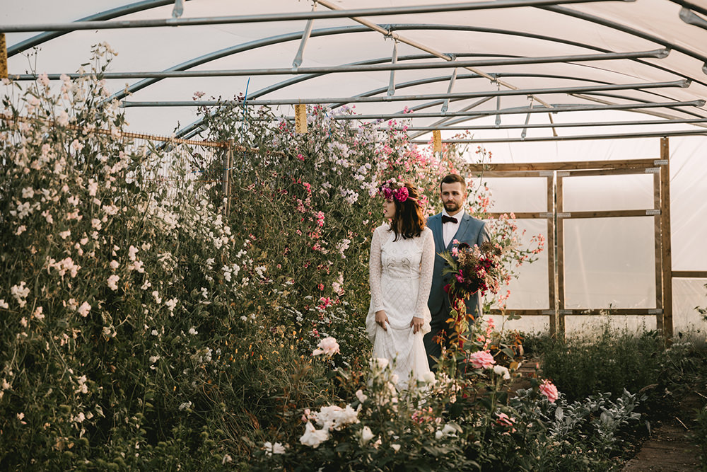 Greenhouse Glasshouse Flowers Antique Moody Floral Farm Wedding Ideas Jemma King Photography