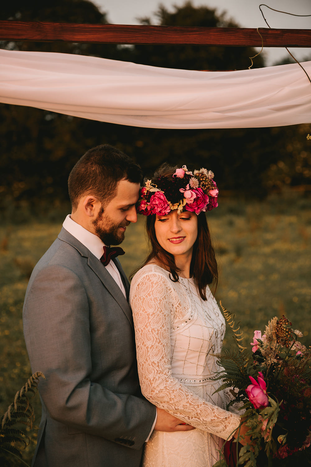 Antique Moody Floral Farm Wedding Ideas Jemma King Photography