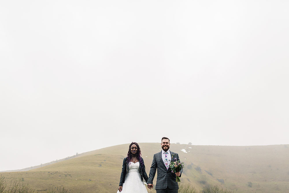 Bride Bridal Sweetheart Neckline A Line Ted Baker Checked Groom Floral Tie Leather Jacket Cressbrook Hall Wedding Paul Joseph Photography