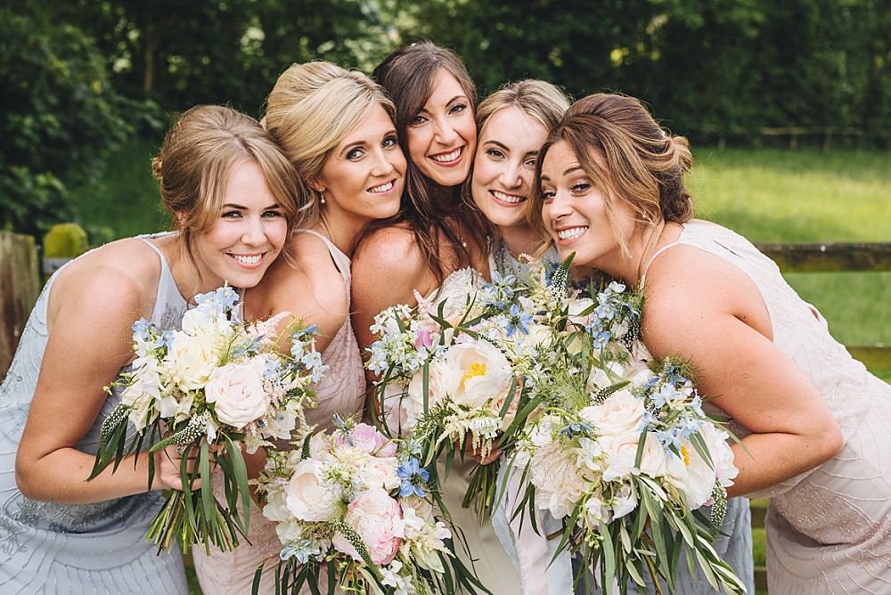 Bouquet Flowers Bride Bridal Pastel Peonies Roses Sweet Peas Astible Oryla Veronica Love in the Mist Delphinium Rosemary Geranium Eucalyptus DIY Home Barn Tipi Wedding Marta May Photography