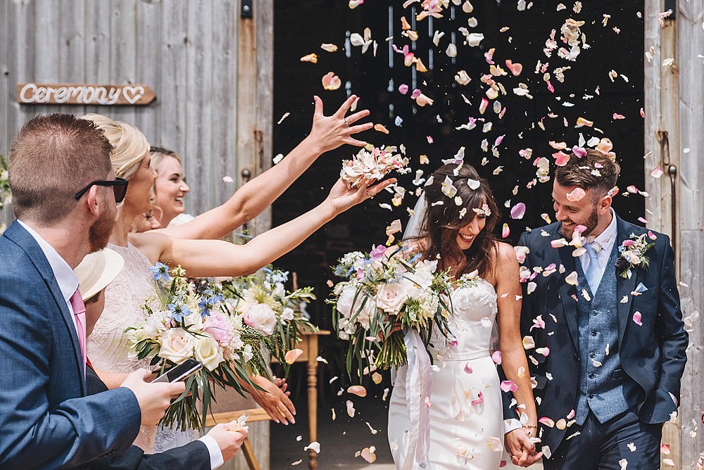 Confetti Throw DIY Home Barn Tipi Wedding Marta May Photography