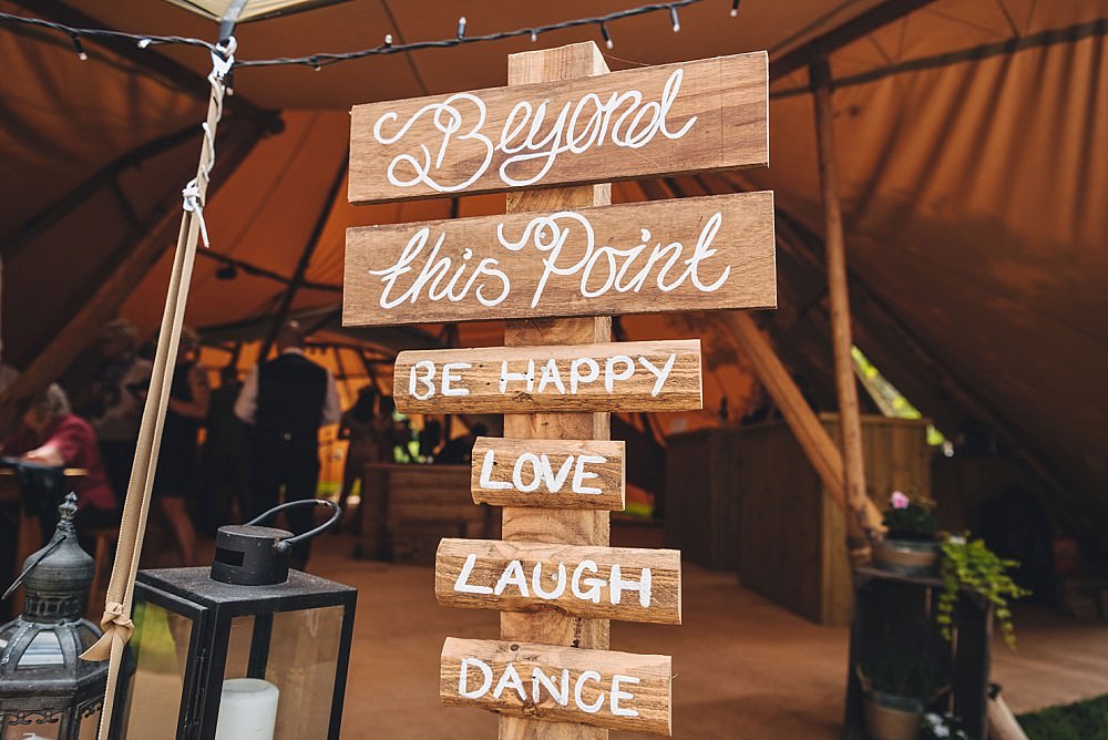 Wooden Pallet Sign Welcome Calligraphy Painted Post DIY Home Barn Tipi Wedding Marta May Photography
