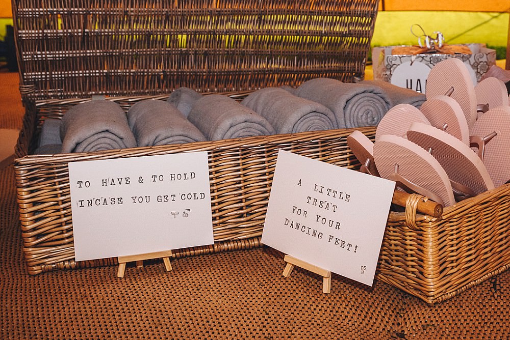 Flip Flop Baskets DIY Home Barn Tipi Wedding Marta May Photography