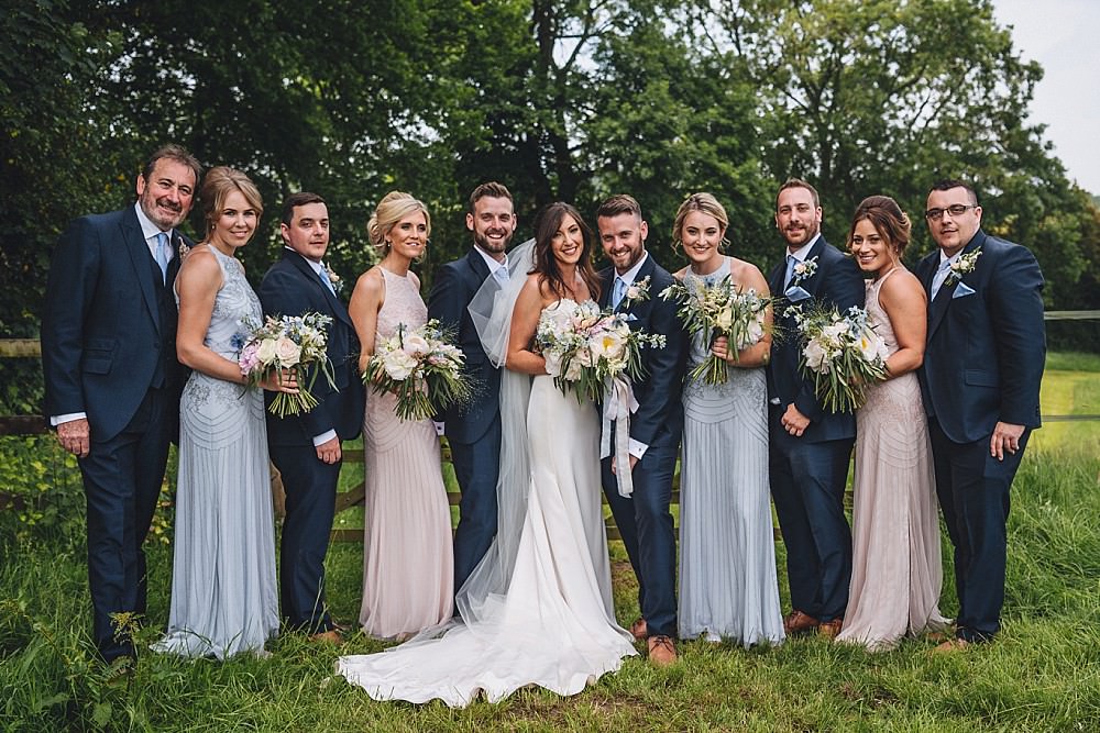 Bridesmaid Dresses Long Dress Maxi Pastel Pink Blue DIY Home Barn Tipi Wedding Marta May Photography