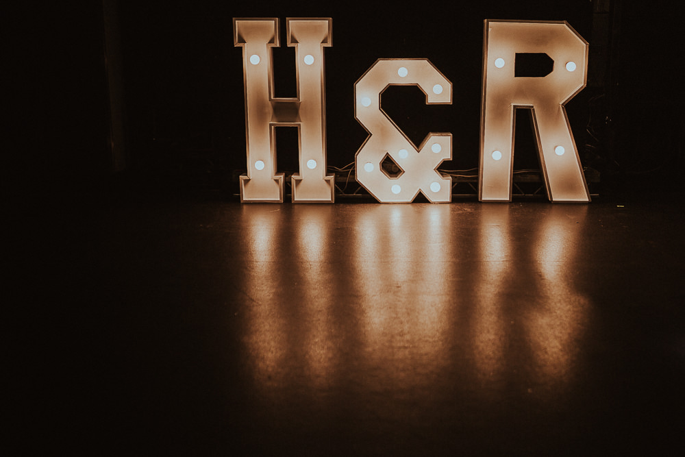 Letter Lights Faversham Wedding Leeds Steven Haddock Photography